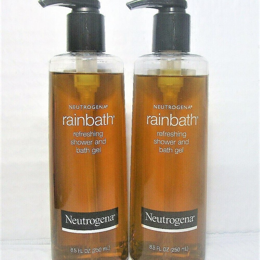 NEUTROGENA RAINBATH REFRESHING SHOWER AND BATH GEL 8.5 OZ 2 PC LOT